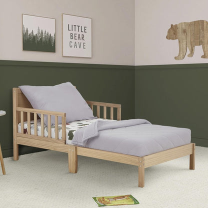 Evolur Grizzly Bear 3 Piece Toddler Bedding Set, Super Soft and Breathable Toddler Bedding, Machine Washable, Includes Fitted Sheet, Comforter and Pillow Case