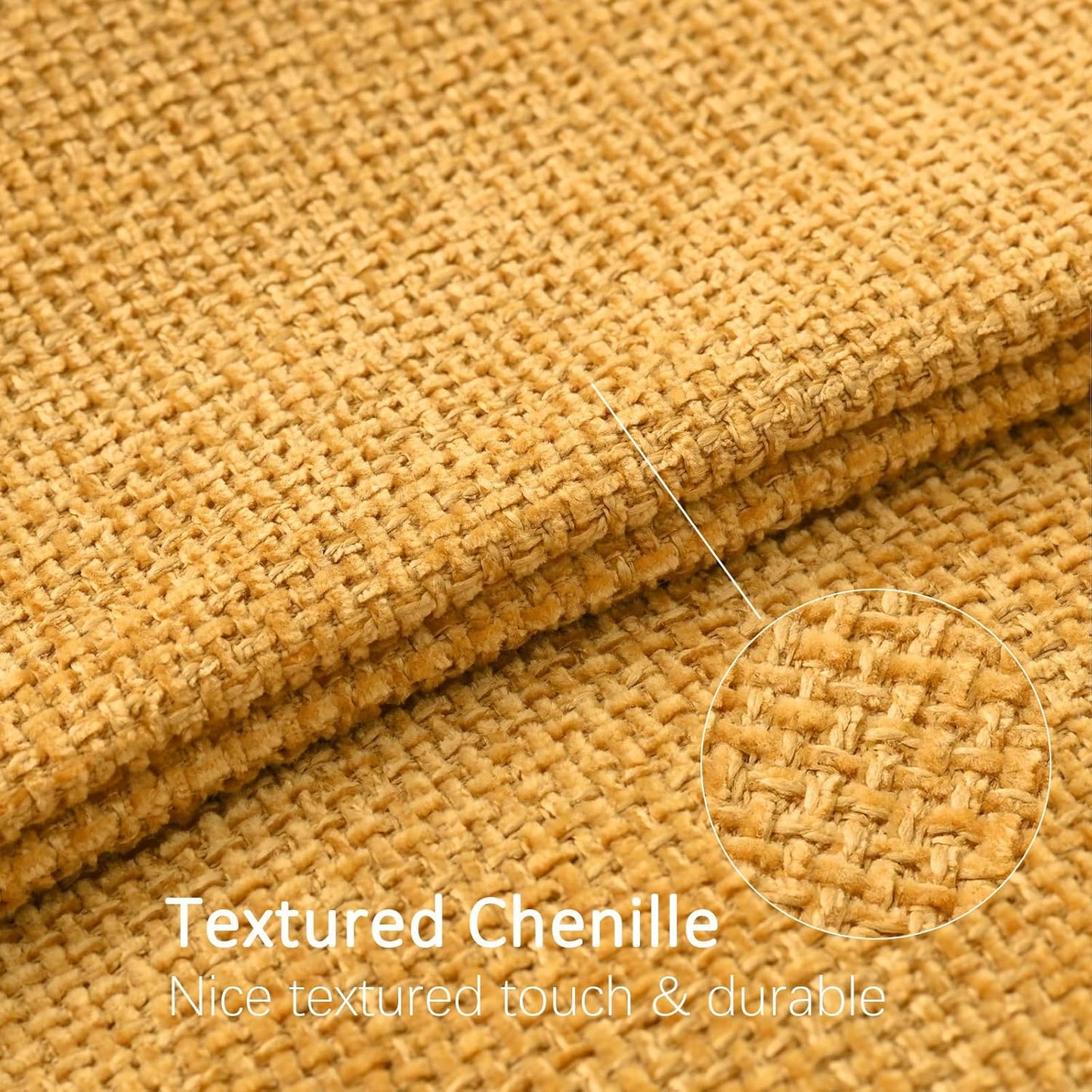 Cozoomy Set 2 12x20 Inch of Chenille Linen Decorative Throw Pillow Covers Textured Farmhouse Pillow Covers for Bed