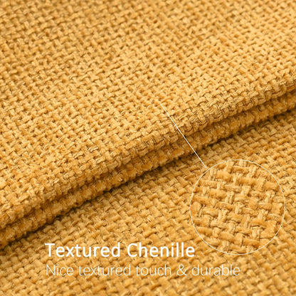 Cozoomy Set 2 12x20 Inch of Chenille Linen Decorative Throw Pillow Covers Textured Farmhouse Pillow Covers for Bed