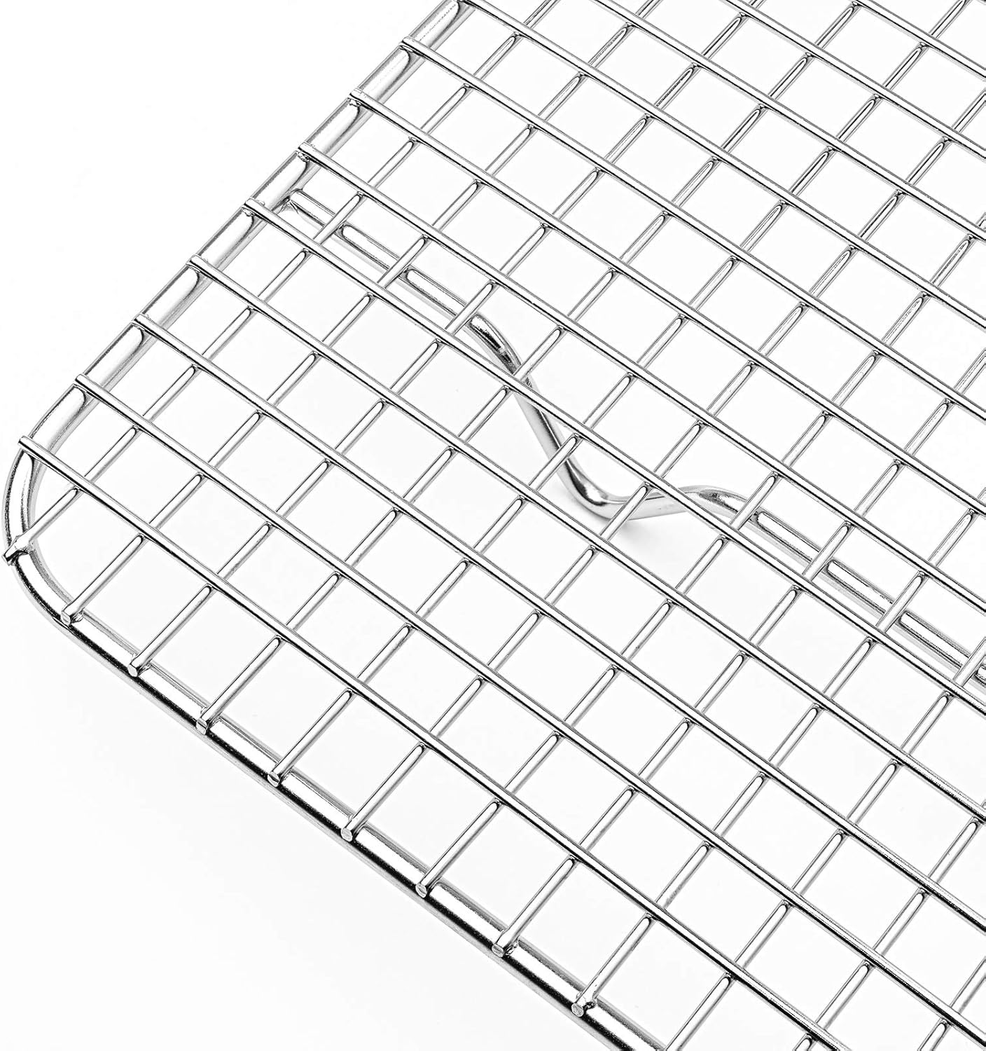Last Confection Stainless Steel Baking & Cooling Rack, 10" x 15" Cookie Baker's Oven Sheet Pan Wire Rack