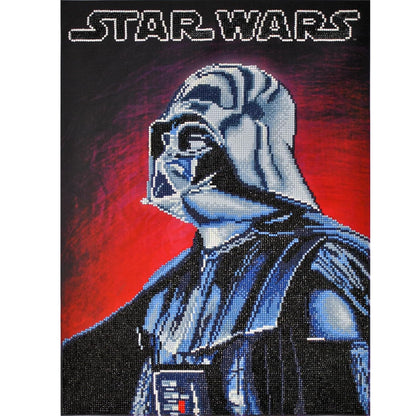 DIAMOND DOTZ Darth Vader Star Wars Diamond Painting Kits for Adults - Diamond Art Kits a Relaxing Creative Craft Kit with Dotz Gems 22.4"x16.5"
