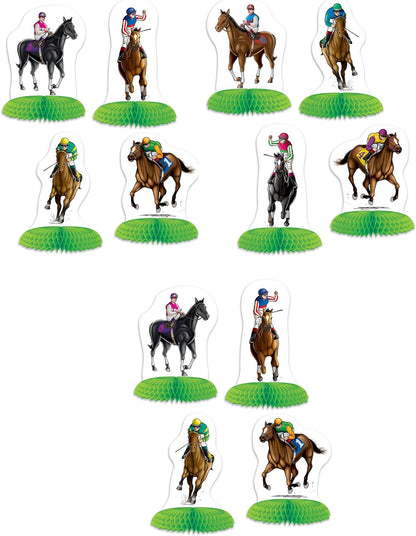 Horse Racing Mini Centerpieces, Pack of 3