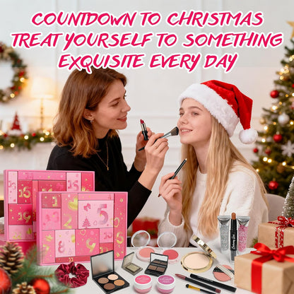 Skiennix Makeup Advent Calendar 2025 - 24 Days of Beauty Gifts for Women & Teens | Perfect for Christmas