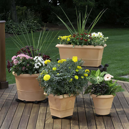 24PCS Plant Pot Feet for Outdoor Planters, Invisible Flower Pot Risers Toes,Indoor Secure Compressive Environmental