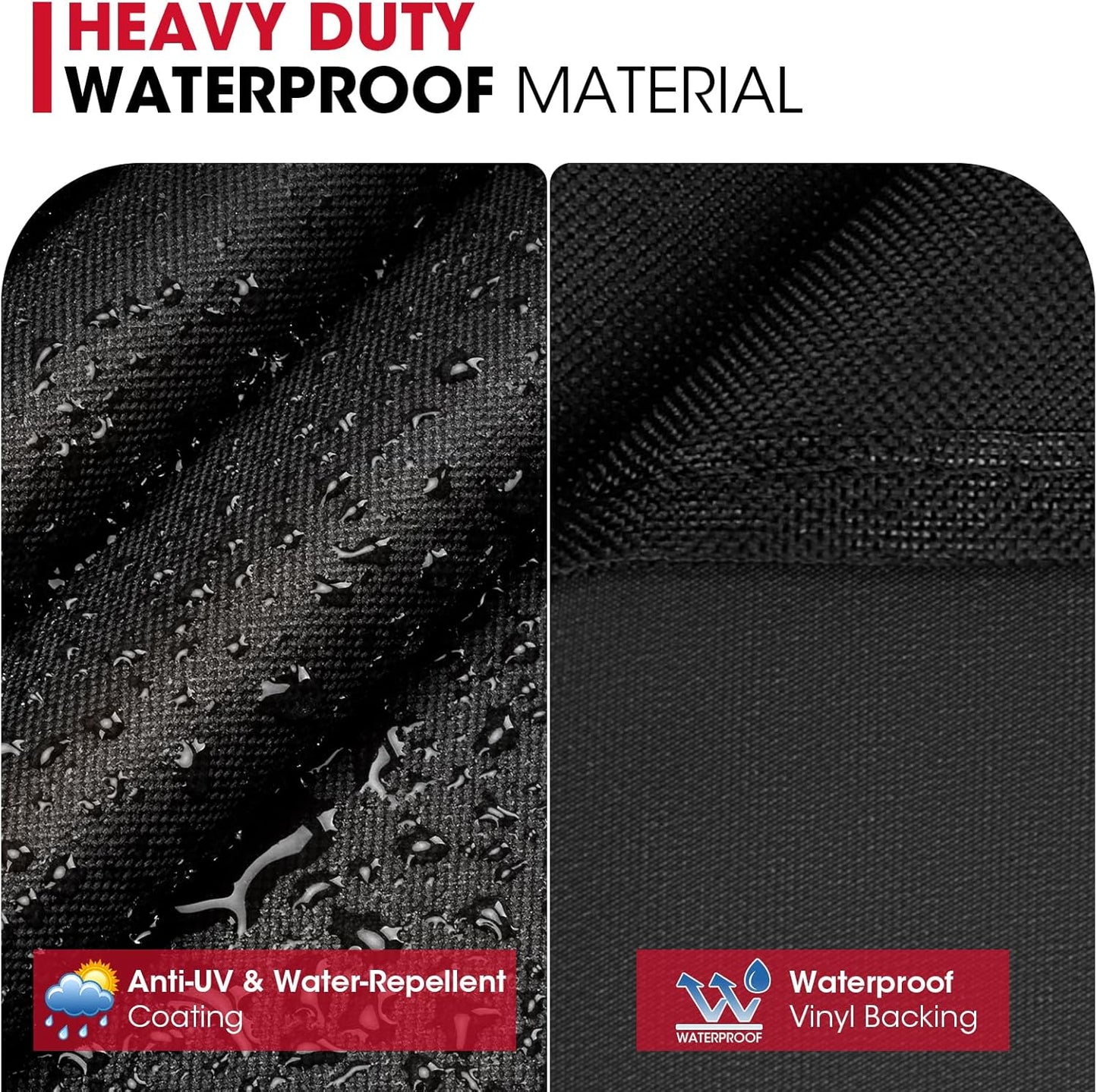Unicook 32-Inch Heavy Duty Waterproof Grill Cover - Fits 2 Burner Gas BBQs | All Weather Protection