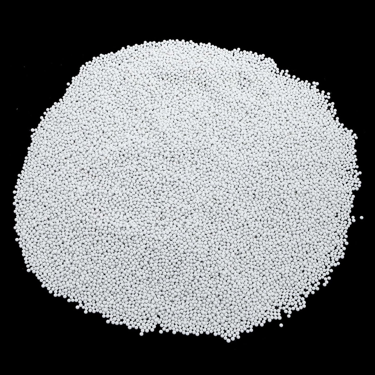 Hiceeden 8 Pounds 1/8" Round Rock Tumbling Filler Media, 3 mm Reusable Ceramic Beads Pellets, Rock Tumbling Ball Sphere Grit for Tumbler, Stone Polisher