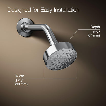 Kohler 72416-CP Awaken® G90 Single-function showerhead, 1.5 gpm, Polished Chrome