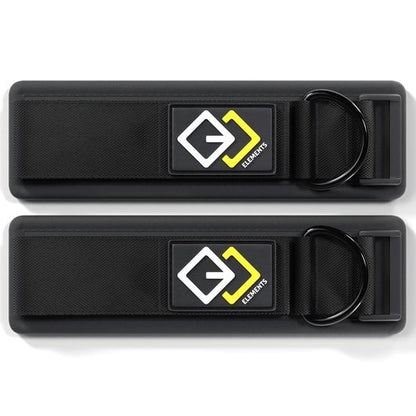 GJELEMENTS Ankle Straps - Ankle Cuffs for Resistance Bands and Cable Pulley Machine - Home Workout Accessory, Gym Equipment - for Glutes, Booty, HIPS, Thighs Training, Kickbacks, Leg Extensions