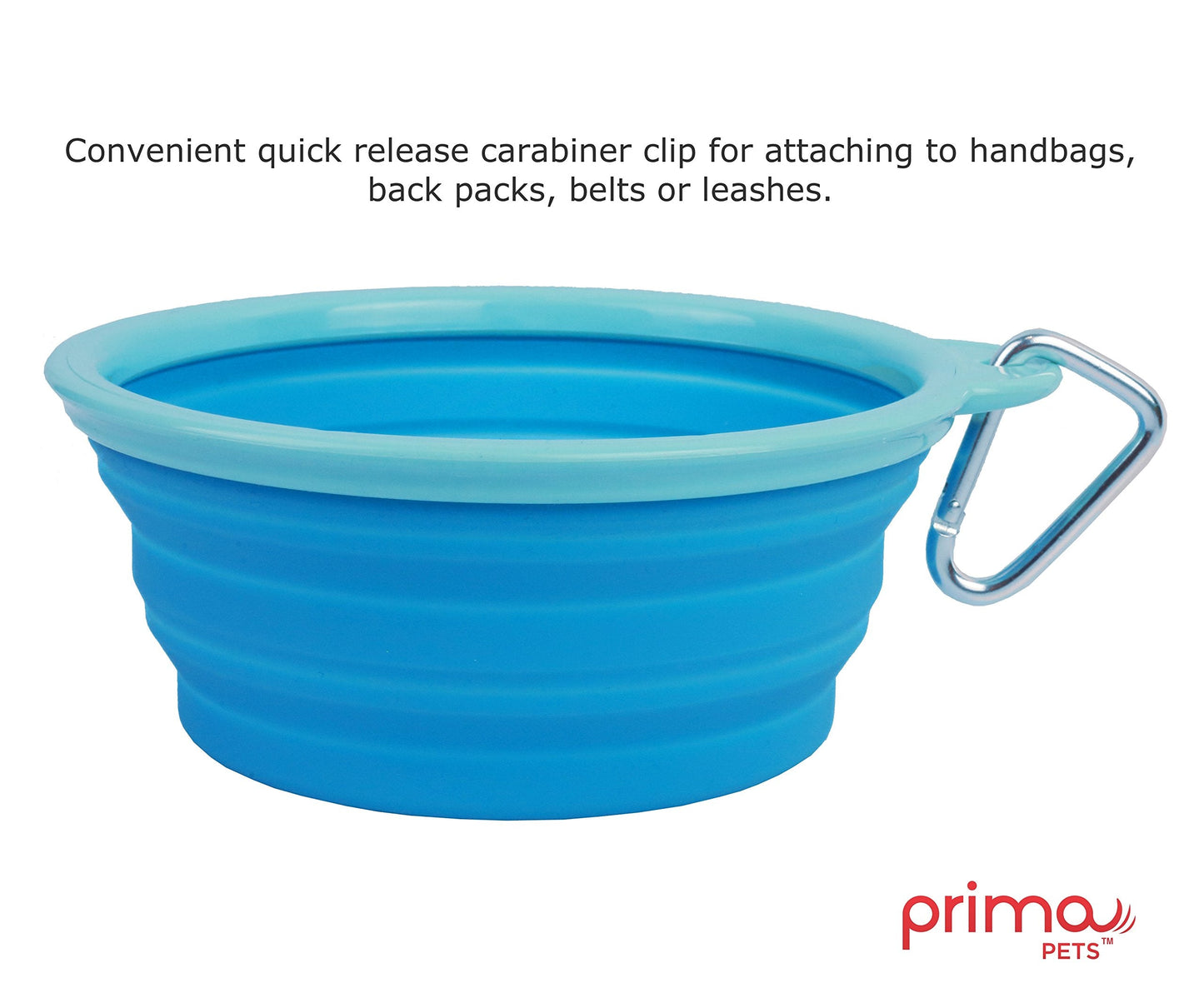 Sale Collapsible Silicone Water Travel Bowl with Clip for Dog and Cat, Portable and Durable Pop-up Feeder for Convenient On-The-go Feeding Size: Large (5 Cups) Grey