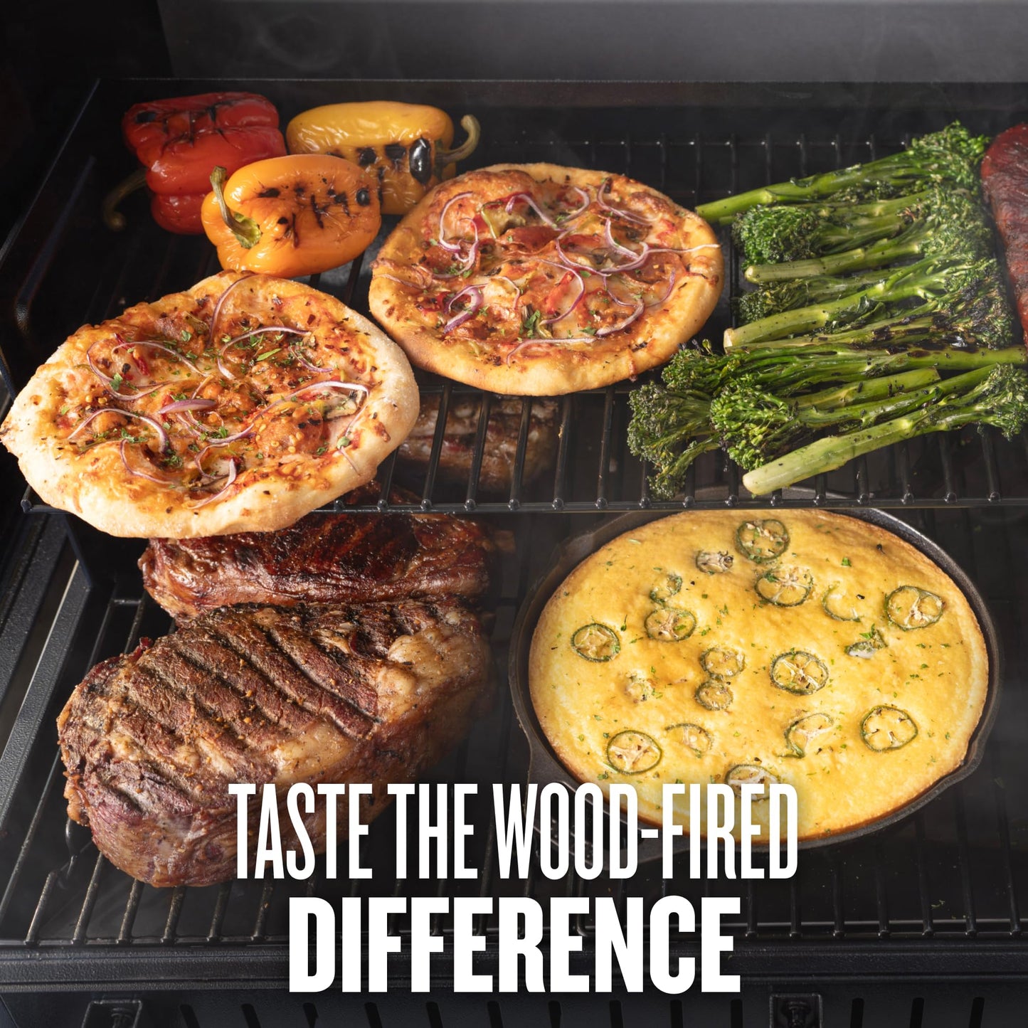 Traeger Grills Woodridge Electric Wood Pellet Grill and Smoker, Wi-Fi Temperature Control up to 500 Degrees, 860 Sq. In. Cooking Capacity, 6-in-1 for Outdoor Grilling, Smoking, and BBQ, TFB86MLH