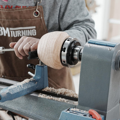 4 Inch Wood Lathe Chuck, 4 Reversible Jaws Self-Centering Lathe Chuck, Thread 1 x 8TPI Lathe Chuck for Woodturning.