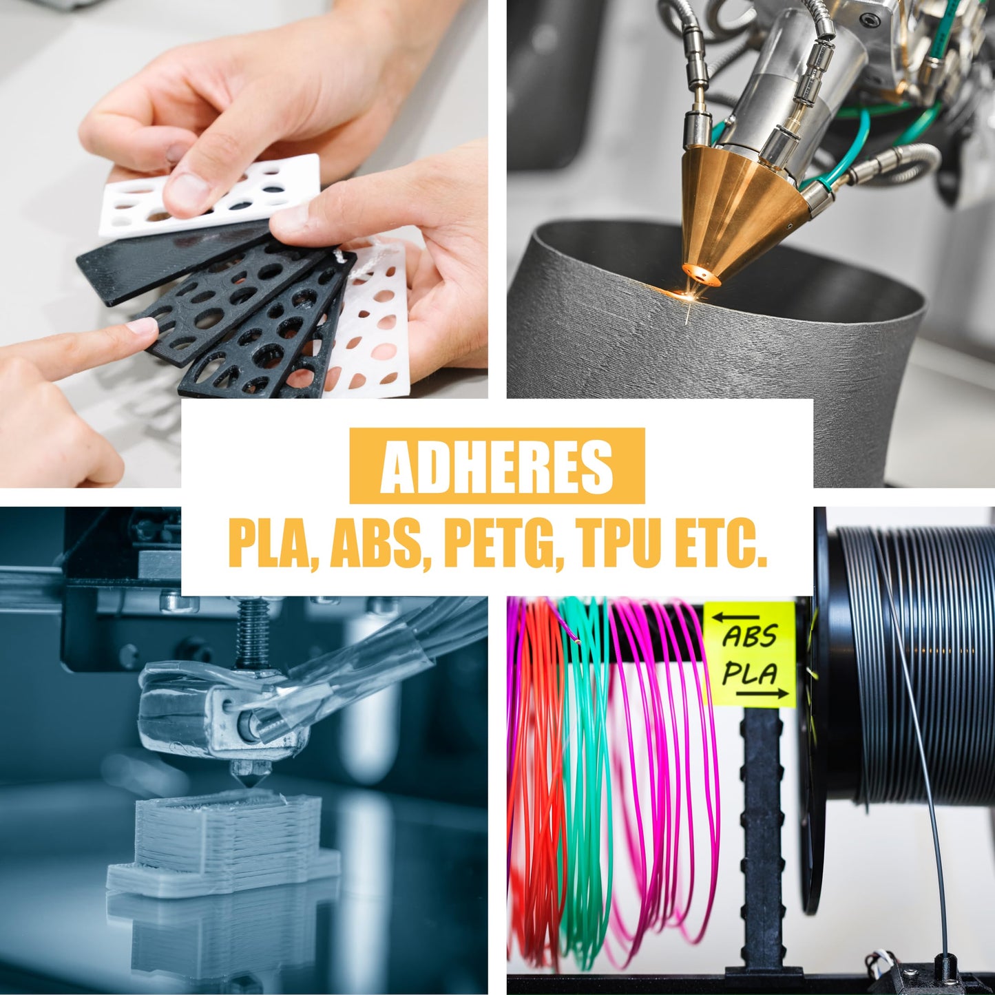 3D Printer Superglue Gel for PLA, ABS, PETG, TPU & Nylon – 1.76 oz XXL – No-Drip, Extra Strong & Waterproof – Precision Tip for Repairs, Supports & Vertical Surfaces