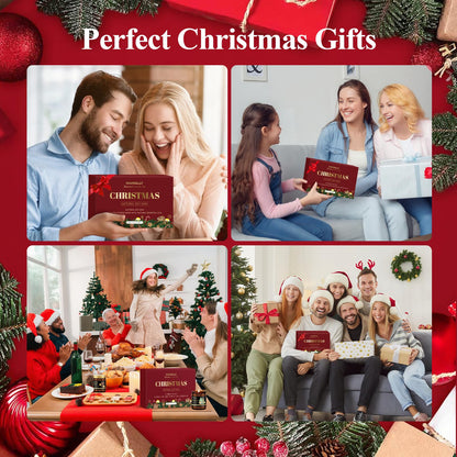 Christmas Scented Candles Set, 6 Pack Winter Scented Candles for Home, Holiday Gifts for Women & Men, Soy Candles Scents of Christmas Tree, Spice, Wreath, Apple Cinnamon, Chocolate Orange, Jingle Bell