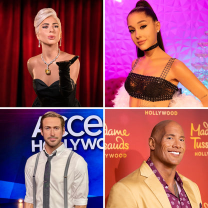 Wonderbox Madame Tussauds Hollywood Gift Box, 2 Admission Tickets for Wax Museum, Gift Experience for Kids & Families
