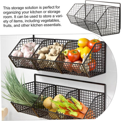 Storage Box Drain Basket Wall Shelf, Single Layer Seasoning Box Organizer for Household and Kitchen