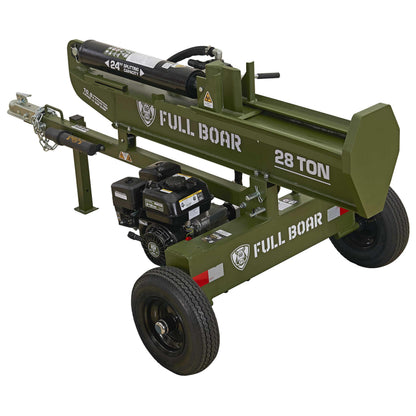 Full Boar 28 Ton Log Splitter-Full Boar Engine 212cc (49 State)