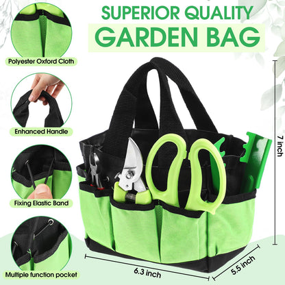 207 Pcs Flower Arrangement Supplies Florist Garden Tool Gift Kit for Women Include Green Tool Bag Thorn Remover Rose Stripper Outdoor Hand Tools Stem Pruning Shear Gloves Stem Wire Etc Wedding DIY Kit