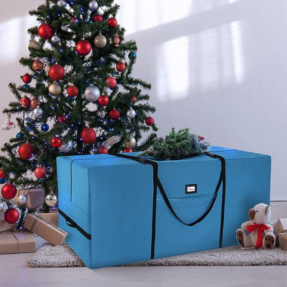 Hearth & Harbor Christmas Tree Storage Bag - Durable 600D Oxford with Reinforced Handles | Fits 7.5-9 FT Trees