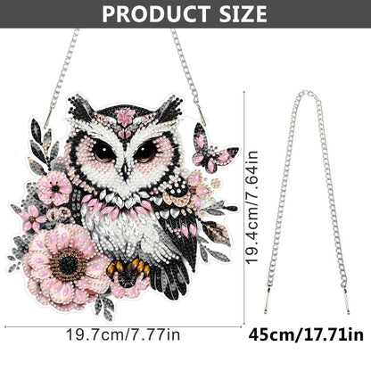 ZeeLionArt Bird Hanging Diamond Art Kits for Adults Pendant Suncatcher, Special Shaped Crystal DIY Pearl Diamond Painting Kits for Adults, Spring Summer Window Wreath Decor 7.6x7.7 Inch