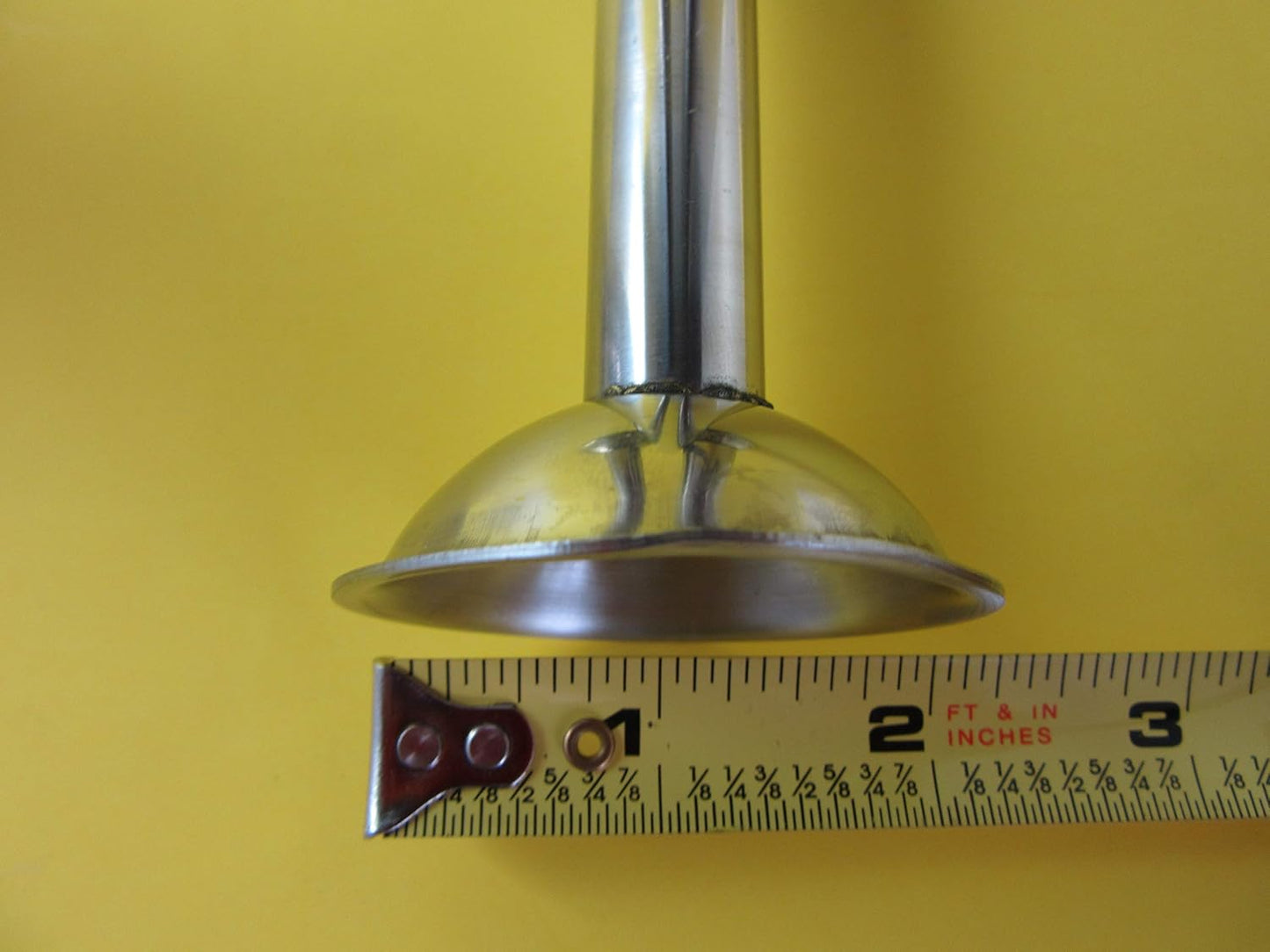 Smokehouse Chef 2" 3/8" Narrow tube for Manual sausage stuffer base x diameter for snack sticks.