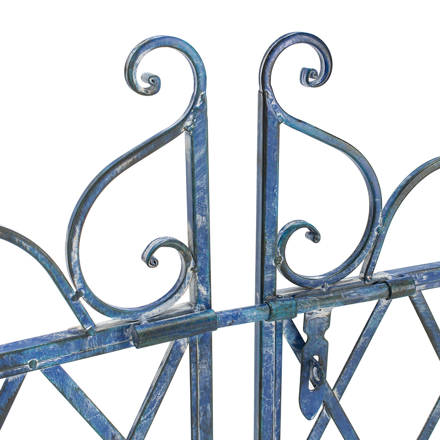 Safavieh PAT5012C Outdoor Collection Beatrix Victorian Antique Blue Arbor