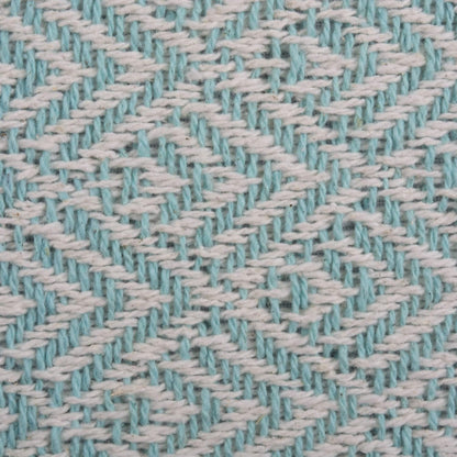 DII Aqua Braided Farmhouse Table Runner, 15 x 72 inches, 1-Piece