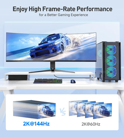 Cable Matters 3-Pack High Speed HDMI Cable 3 ft with 4K @60Hz, 2K @144Hz, FreeSync, G-SYNC and HDR Support for Gaming Monitor, PC, Apple TV, and More