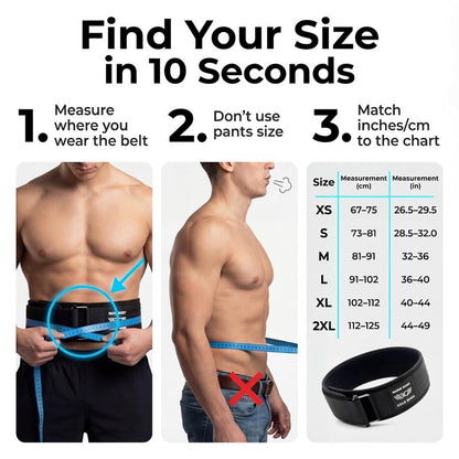 WARM BODY COLD MIND 4" Weight Lifting Belt 2.0 - Perfect for Olympic Weightlifting, Squats, Deadlift, Powerlifting - Gym Back Support for Men and Women (Medium, Black 5mm)
