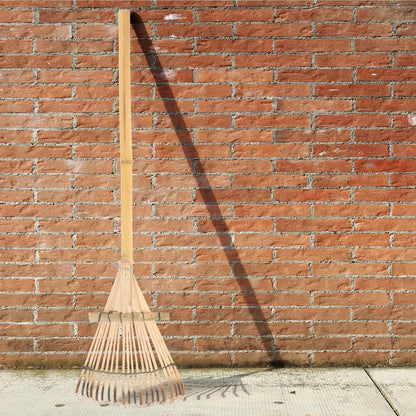 Yardwe Yard Leveling Rake Leaf Scoops, Hand Rakes Short Handle Rake for Gardening and Lawn Tools