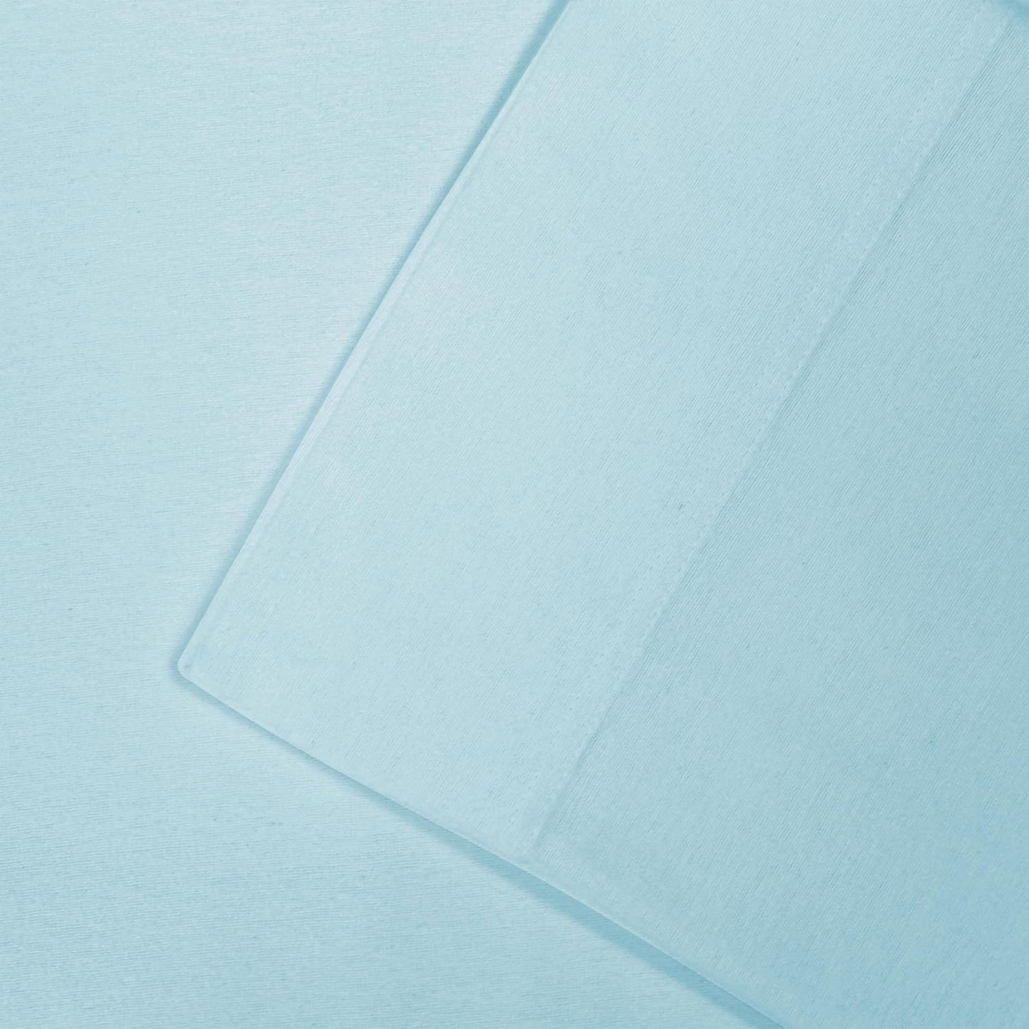 Superior Flannel-PC Pillowcase, Standard Size, Light Blue