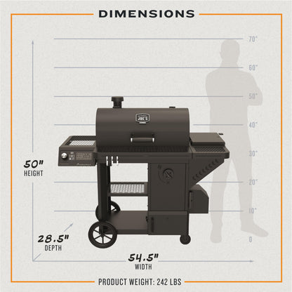 Oklahoma Joe's Tahoma 900A DLX Auto-Feed Charcoal Smoker & Grill w/Wi-Fi - 25203115