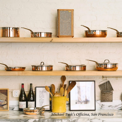 Hestan - CopperBond Collection - 100% Pure Copper Essential Pan, Induction Cooktop Compatible, 3.5 Quart