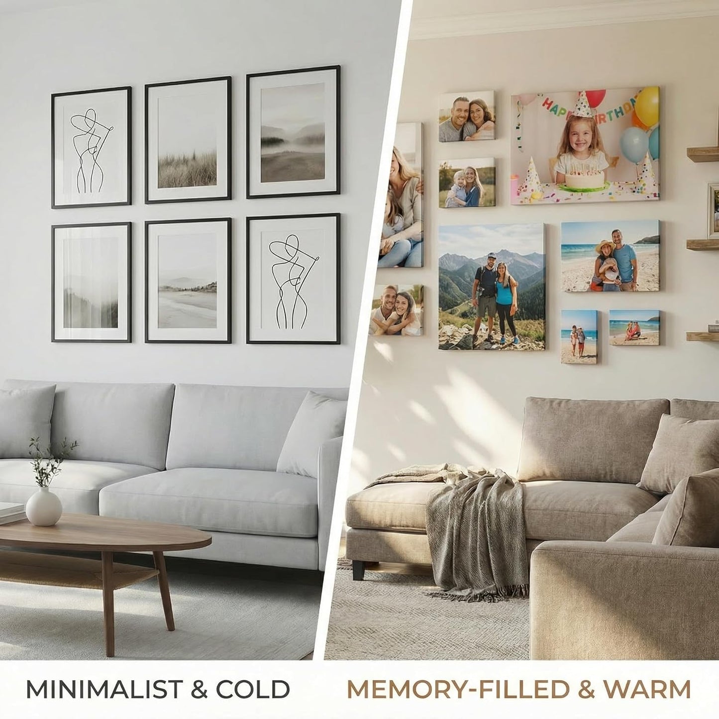 TWING Custom Canvas Prints - Personalized Framed Wall Art | 22x28 Inches, Perfect for Home Decor & Gifts
