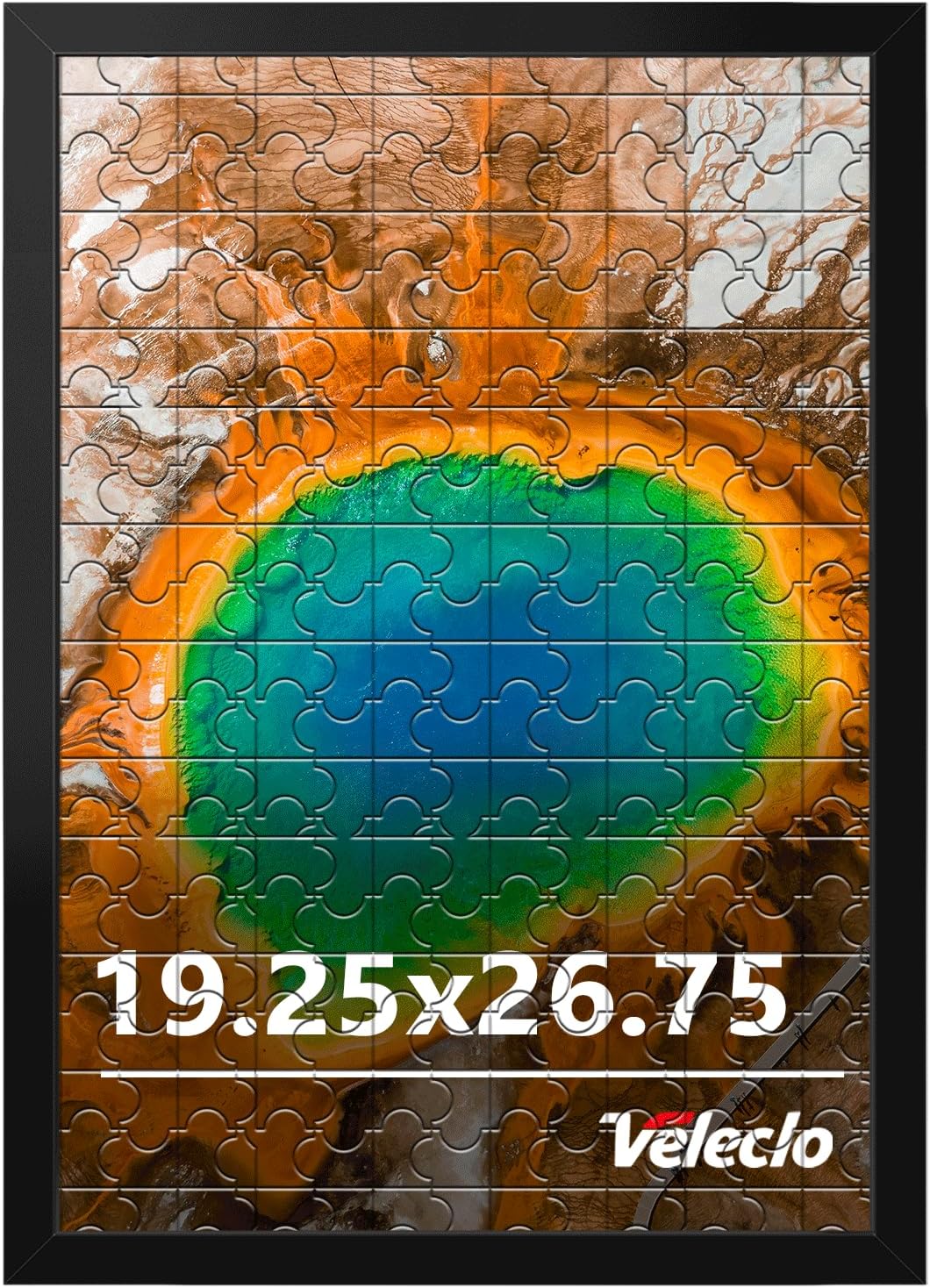 19.25x26.75 19.25x26.75 Picture Frame for Wall Display, Black Picture Frame with Shatter Resistant Plexiglass, Stable