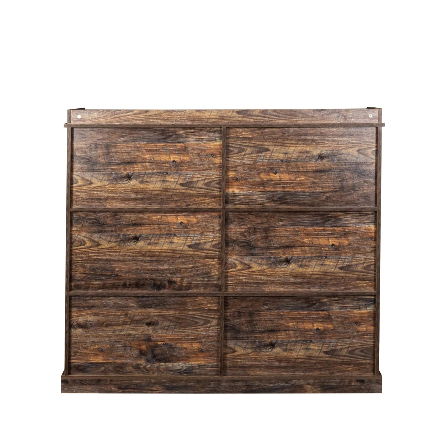 Storage Bookcase, 53" Wooden Bookshelf Bookcase with 10-Cube Compartments, Mid-Century Modern 3-Tier Freestanding Open Storage Organizer Display Cabinet for Living Room, Office, Bedroom, Espresso
