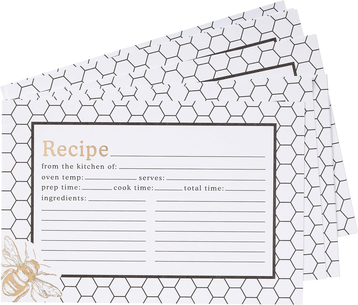 C.R. Gibson Honeycomb Hive Recipe Cards (Q12-25361)
