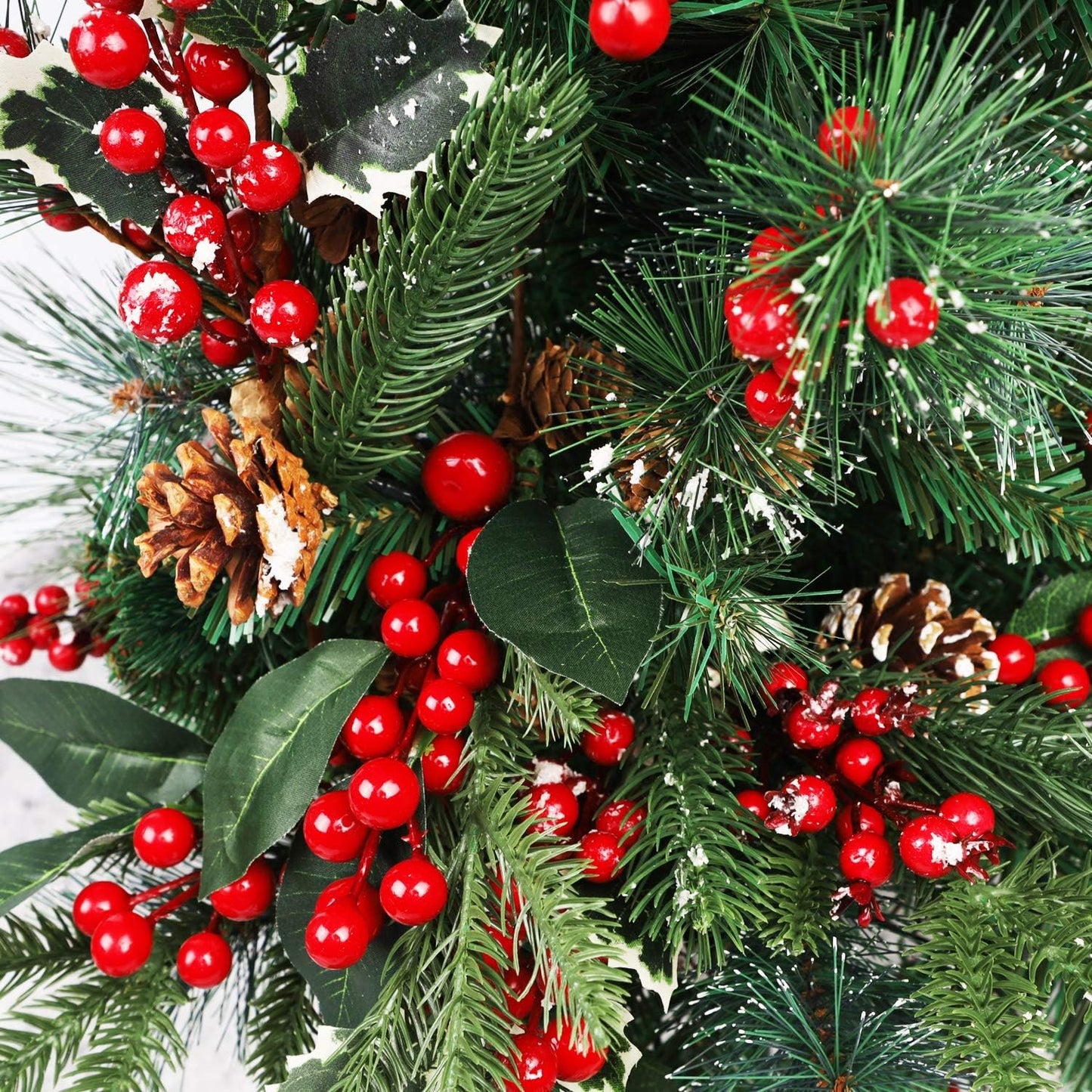 12 Pack 6 DR.DUDU Artificial Berry Twigs for Christmas Tree Decoration, DIY Christmas Red Berry Stems for Crafts Wreath