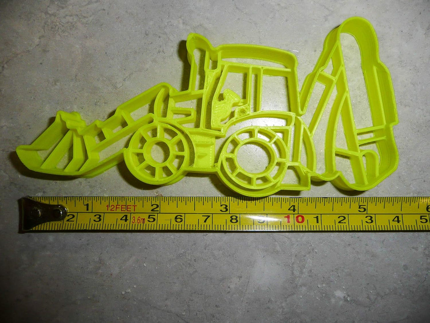 BACKHOE DIGGER Cookie Cutter - Excavating Construction Equipment Vehicle, Made in USA PR3231