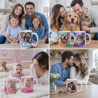 PYD Life 6 Pack Sublimation Coffee Mugs Blanks with Individual White Box, Tazas Para Sublimacion 11 OZ, Compatible with Cricut Mug Press Sublimation Oven, for Small Business DIY Custom Gifts