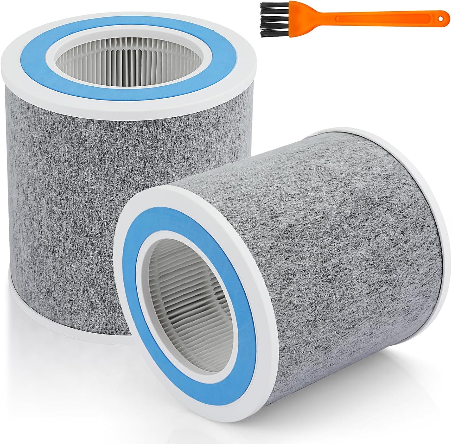 Shark HP102 HP102PET Clean Sense Replacement Filter, Compatible with HP102, HP100, HC450 Series, 2 Pack Gray