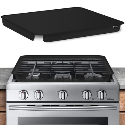 FLASLD Soft Gas Stove Burner Cover Fabric Mat, 29.5×21 Inches Foldable Easy Clean Gas Stove Protector, Anti Dust Stove Covers, Washable Stove Guard Top Protector