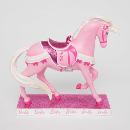 Enesco The Trail of Painted Ponies Barbie Dream in Pink Horse Figurine, 7.3 Inch, Multicolor