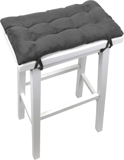 Barnett Home Decor Saddle Seat Bar Stool Cushion - Latex Foam Fill, Reversible, Machine Washable - for Gaucho - Satori