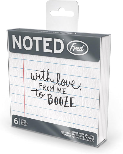 Fred & Friends NOTED Coasters, Set of 6
