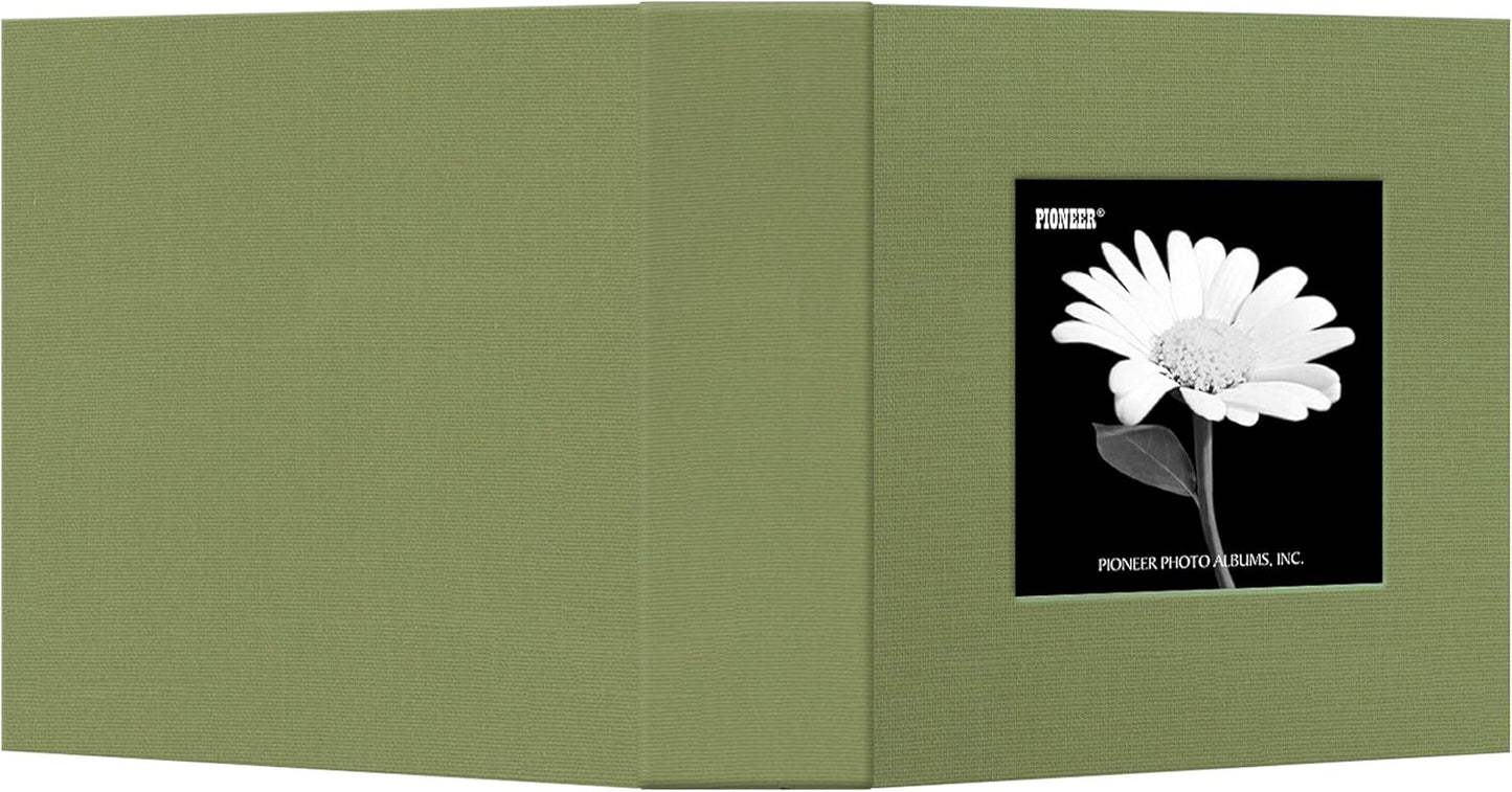 Pioneer DA-100CBF/SG Photo Album, 100 Pocket Fabric Frame Cover, Sage Green