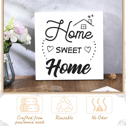 DoubleFill 4 Pcs Washed Blank Wooden Signs, 12 x 12 x 0.6 Inch Blank Signs for Crafts, Rustic Wood Canvas, Wooden Plaque, Wood Planks for Crafting Wall DIY Projects Gift Making(White)