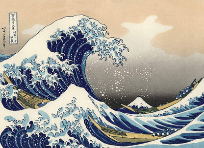 DIY 5D The Great Wave Off Kanagawa by Katsushika Hokusai Diamond Painting Kits for Adults,Full Drill Paint by Numbers Arts Pictures for Home Wall Decor (12x16in)