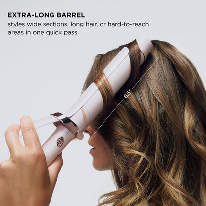 T3 SinglePass Curl X Extra-Long Barrel 1", 1.25", 1.5" Curling Iron with 9 Heat Settings and Ceramic Barrel for Fast Styling and Lasting Results on All Hair Types