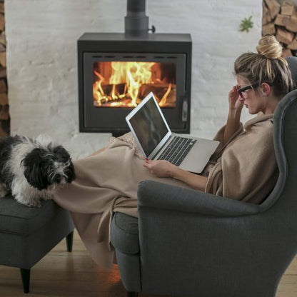 Faux Fur Throw - Luxurious, Soft, Hypoallergenic Premium Fashion Faux Wolf Fur Blanket with Faux Mink Back and Gift Box, 60”x70” by LHC (Pearl White)