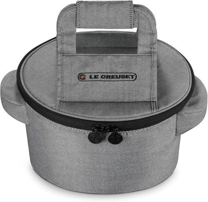 Le Creuset Round Dutch Oven Tote Bag - 15-Inch, Stylish Noir Design for Easy Transport